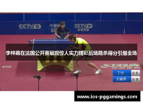 李梓嘉在法国公开赛展现惊人实力精彩后场跳杀得分引爆全场 李梓嘉在法国公开赛展现惊人实力精彩后场跳杀得分引爆全场